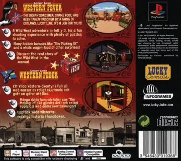 Lucky Luke - Western Fever (EU) box cover back